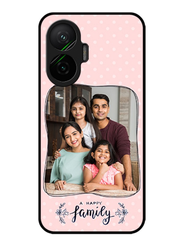 Custom Poco F7 5G Custom Metal Phone Case - Family With Dots Design
