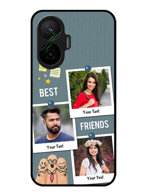 Custom Poco F7 5G Custom Metal Phone Case - Sticky Frames And Friendship Design
