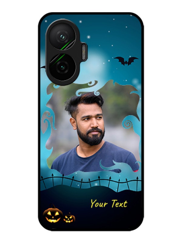 Custom Poco F7 5G Custom Metal Phone Case - Halloween Frame Design