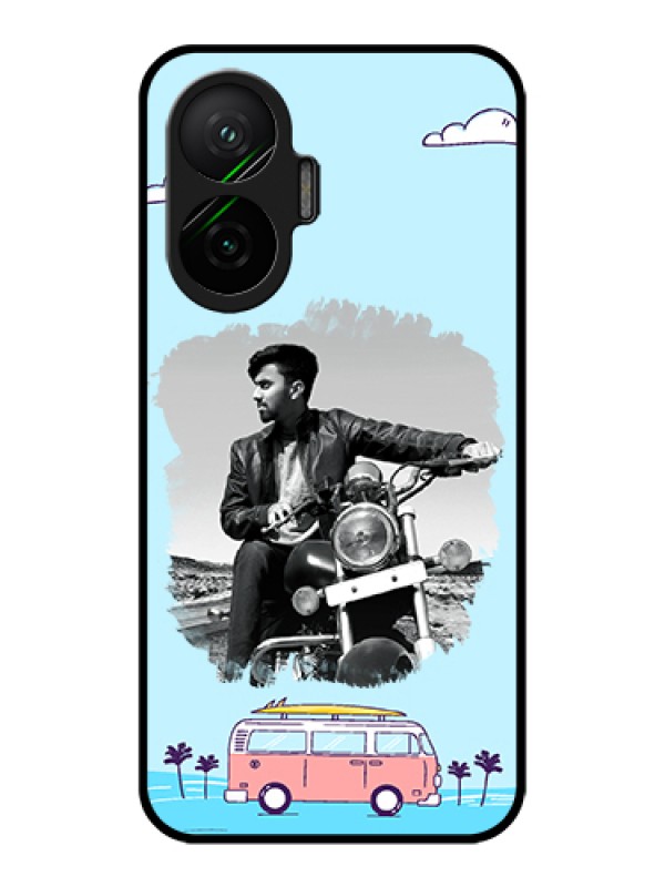 Custom Poco F7 5G Custom Metal Phone Case - Travel & Adventure Design