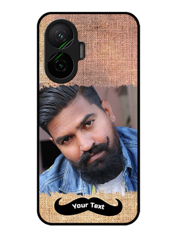 Custom Poco F7 5G Custom Metal Phone Case - With Texture Design