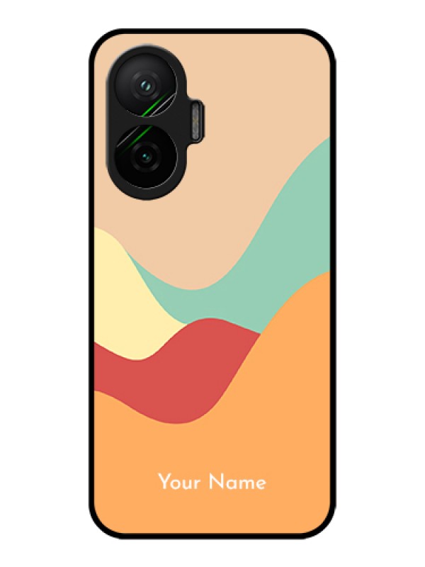 Custom Poco F7 5G Custom Metal Phone Case - Ocean Waves Multi - Colour Design