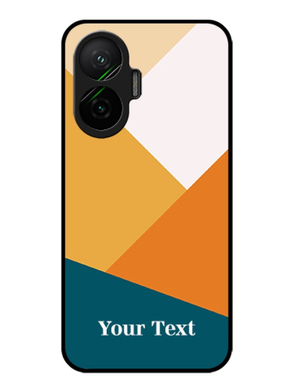 Custom Poco F7 5G Custom Metal Phone Case - Stacked Multi - Colour Design