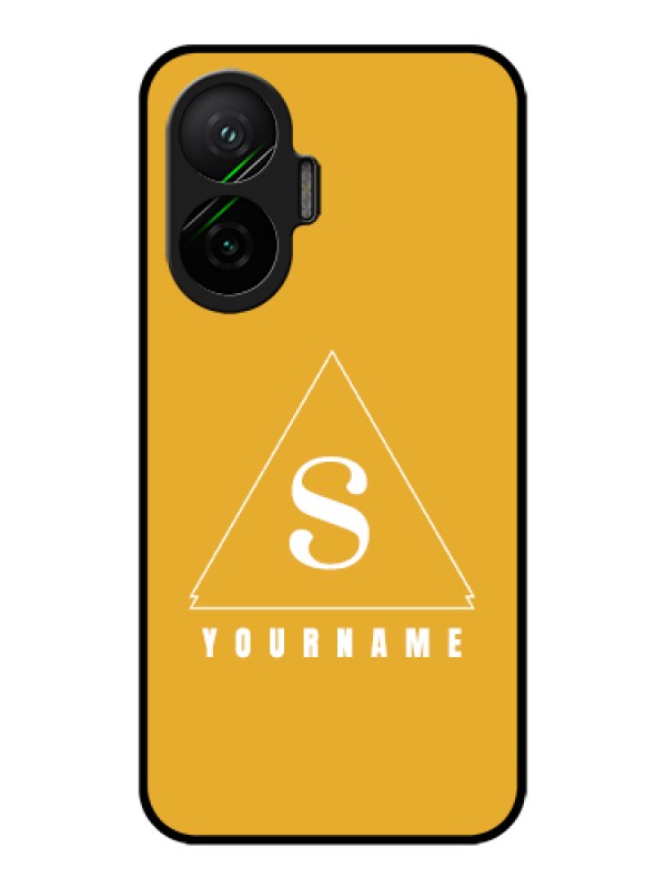 Custom Poco F7 5G Custom Metal Phone Case - Simple Triangle Design