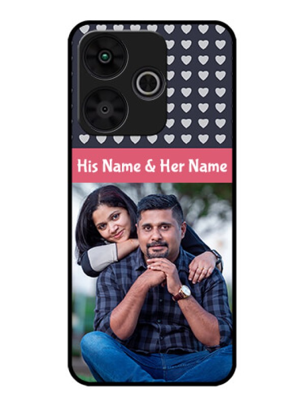 Custom Poco M6 Plus 5G Custom Metal Phone CaseLove Symbols Design