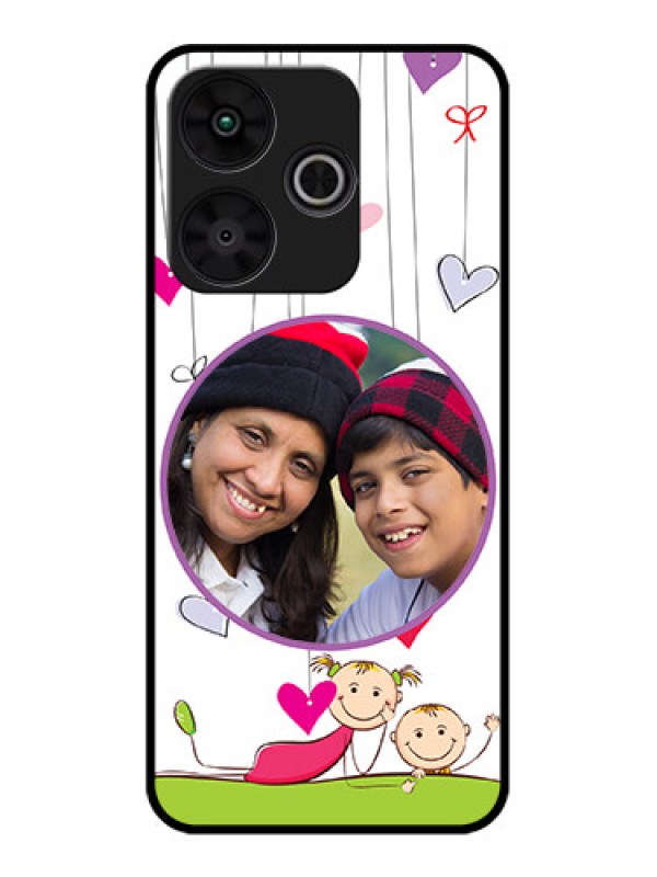 Custom Poco M6 Plus 5G Custom Metal Phone CaseCute Kids Phone Case Design