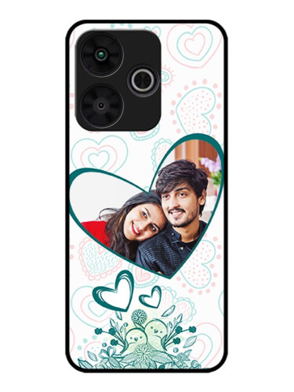 Custom Poco M6 Plus 5G Custom Metal Phone CasePremium Couple Design
