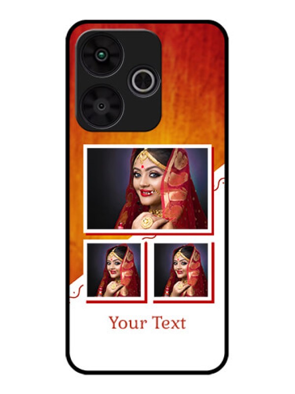 Custom Poco M6 Plus 5G Custom Metal Phone CaseWedding Memories Design