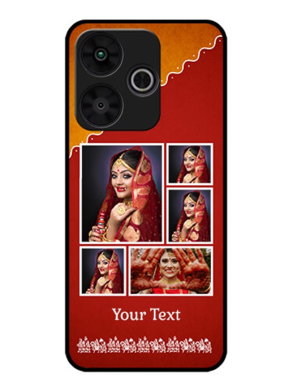 Custom Poco M6 Plus 5G Custom Metal Phone CaseWedding Pic Upload Design