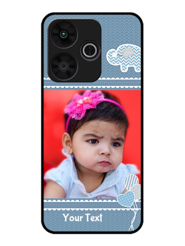 Custom Poco M6 Plus 5G Custom Metal Phone CaseWith Kids Pattern Design