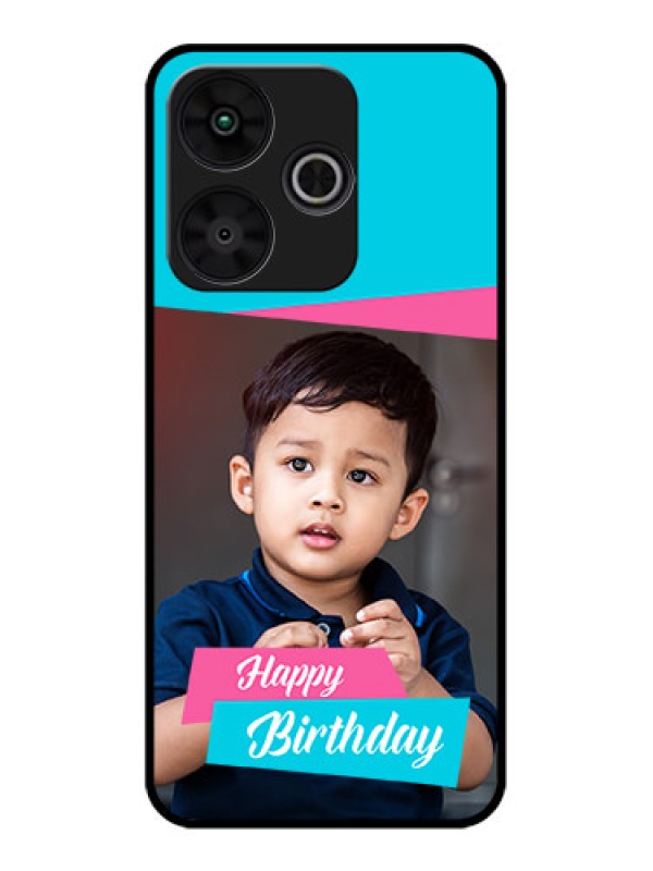 Custom Poco M6 Plus 5G Custom Metal Phone CaseImage Holder With 2 Color Design