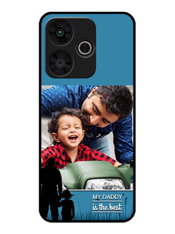 Custom Poco M6 Plus 5G Custom Metal Phone CaseBest Dad Design