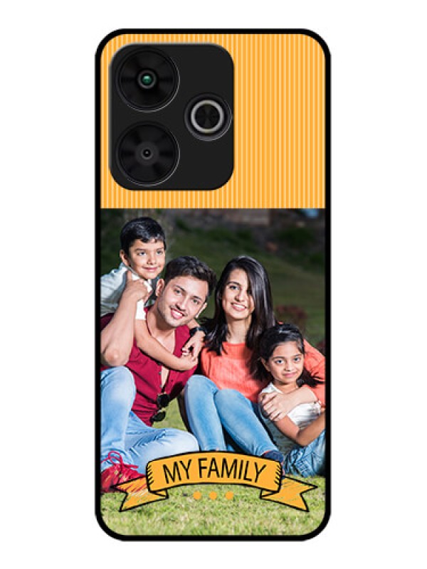 Custom Poco M6 Plus 5G Custom Metal Phone CaseMy Family Design