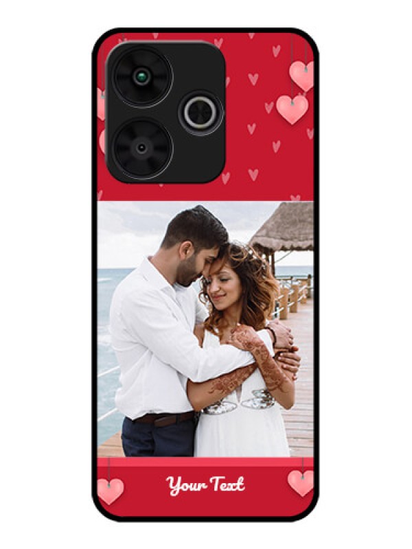 Custom Poco M6 Plus 5G Custom Metal Phone CaseValentines Day Design