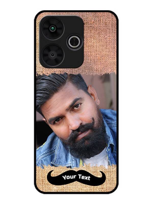 Custom Poco M6 Plus 5G Custom Metal Phone CaseWith Texture Design