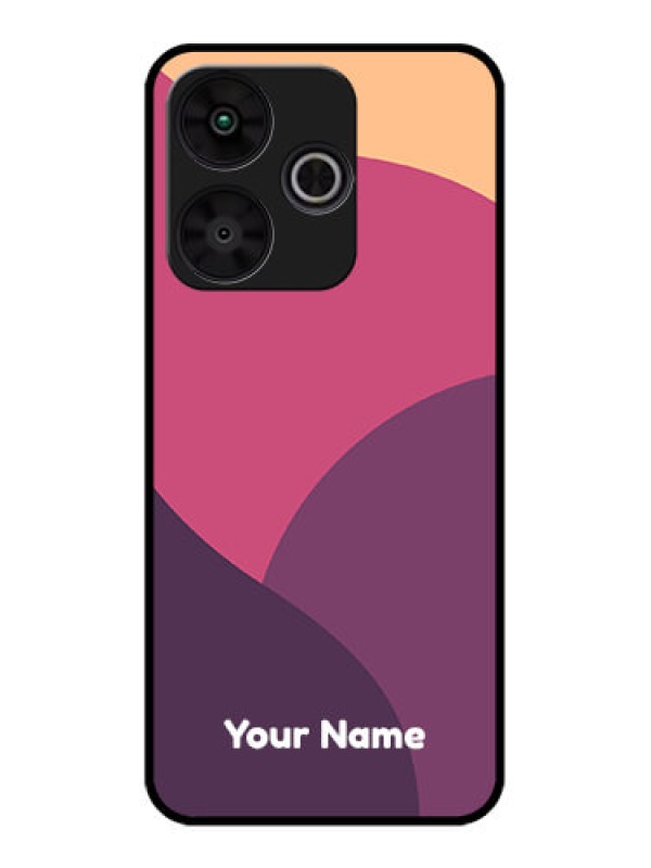 Custom Poco M6 Plus 5G Custom Metal Phone CaseMixed Multi - Colour Abstract Art Design