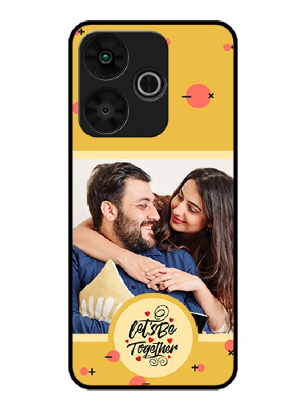Custom Poco M6 Plus 5G Custom Metal Phone CaseLets Be Together Design