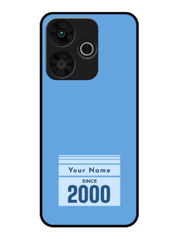 Custom Poco M6 Plus 5G Custom Metal Phone CaseCustom Year Of Birth Design