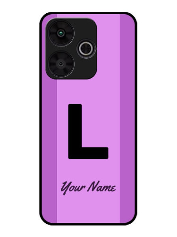 Custom Poco M6 Plus 5G Custom Metal Phone CaseTricolor Custom Text Design