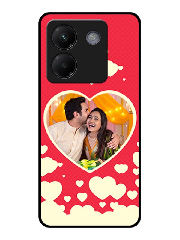 Custom Poco M7 Pro 5G Custom Metal Phone CaseHeart Shape Design