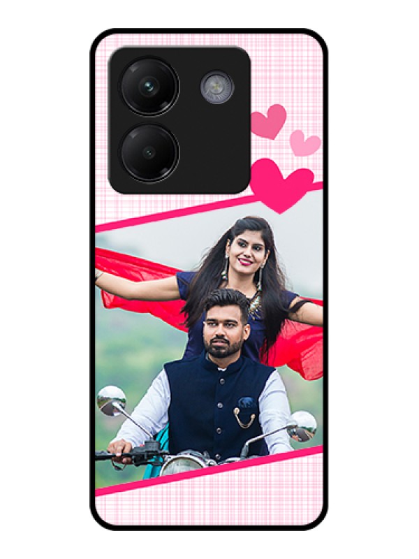 Custom Poco M7 Pro 5G Custom Metal Phone CaseCute Girl With Cloud Design