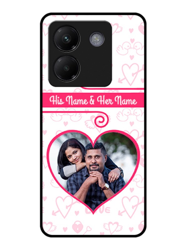 Custom Poco M7 Pro 5G Custom Metal Phone CaseRed Color Design