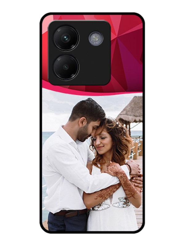 Custom Poco M7 Pro 5G Custom Metal Phone CaseCouples Heart Design