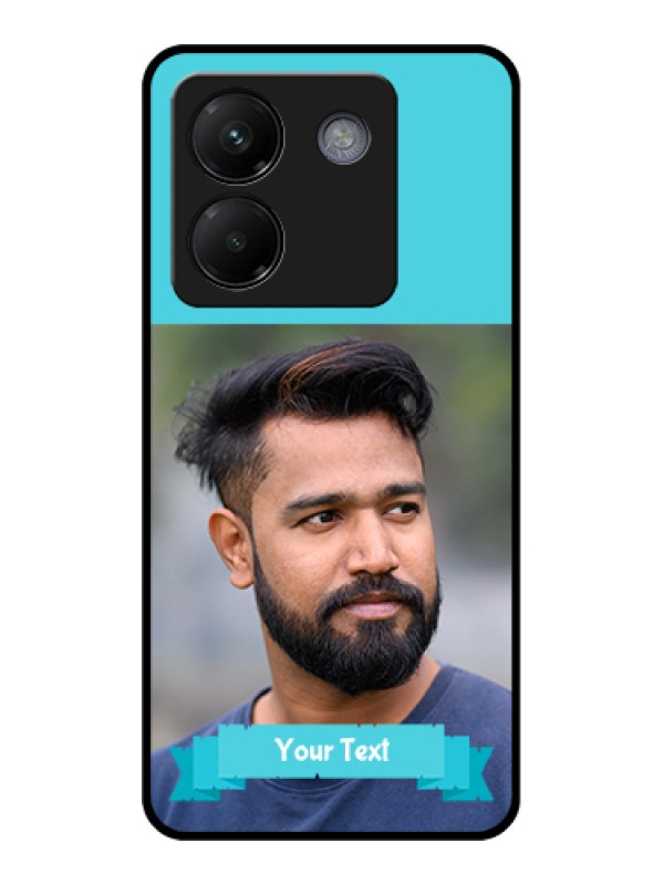 Custom Poco M7 Pro 5G Custom Metal Phone CaseImage Holder With Birthday Celebrations Design