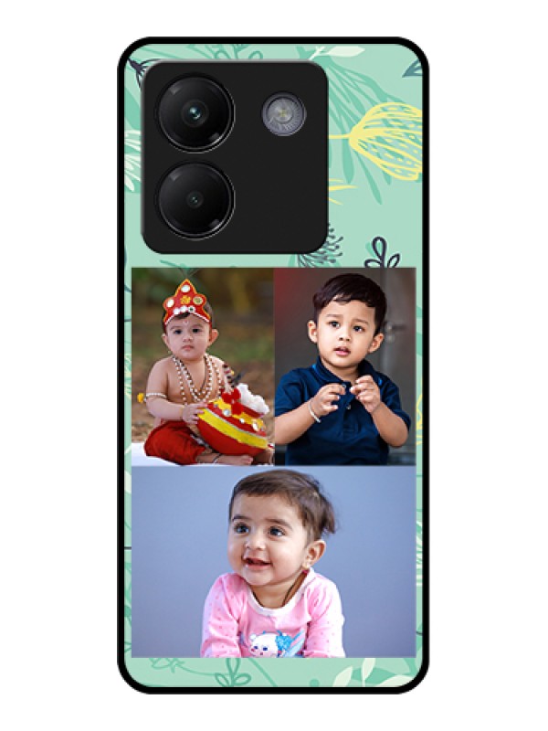 Custom Poco M7 Pro 5G Custom Metal Phone CaseLove Floral Design