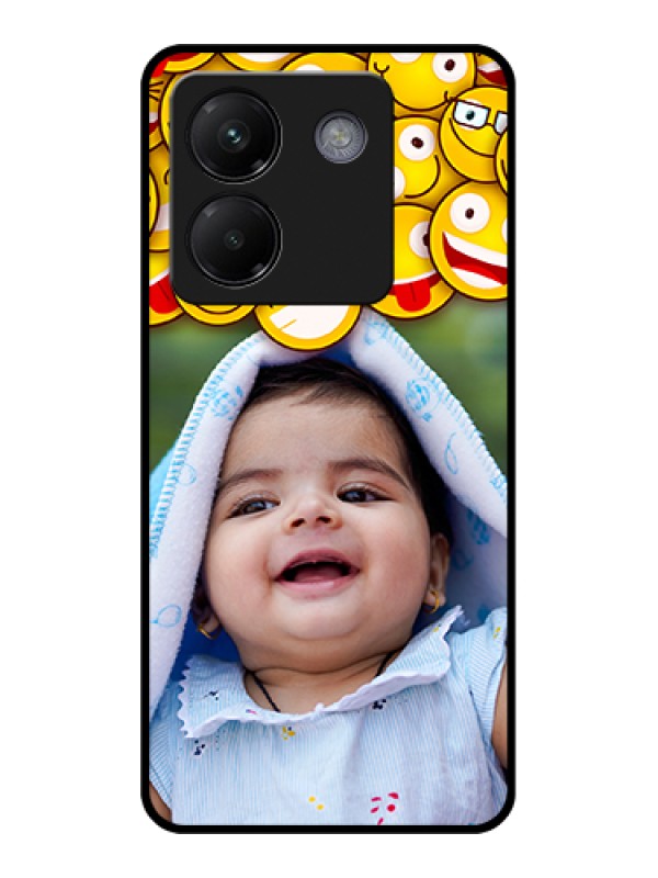 Custom Poco M7 Pro 5G Custom Metal Phone CaseGrunge Line Art Design