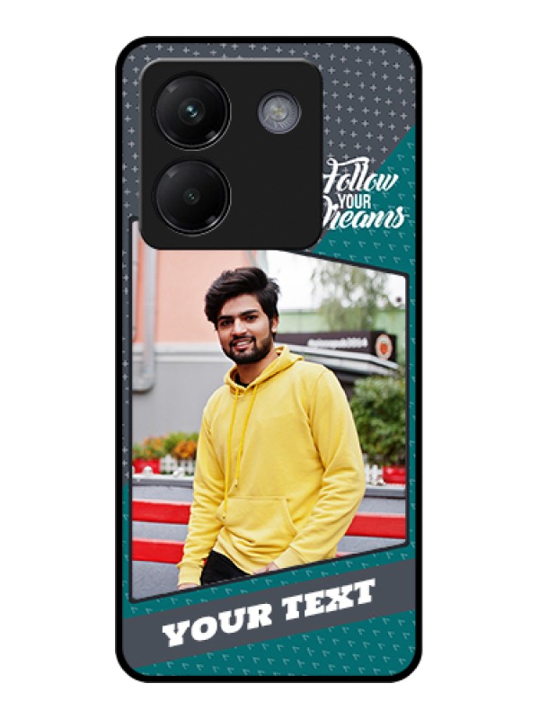 Custom Poco M7 Pro 5G Custom Metal Phone CasePhoto With Name Design