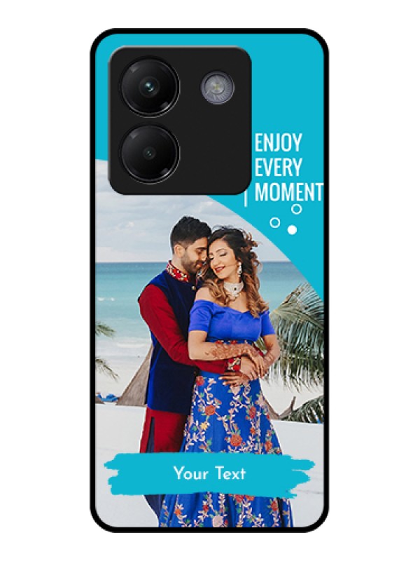 Custom Poco M7 Pro 5G Custom Metal Phone CasePhoto With Text Design