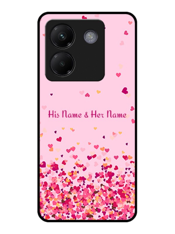 Custom Poco M7 Pro 5G Custom Metal Phone CaseSemi - Circle Maze Pattern Design