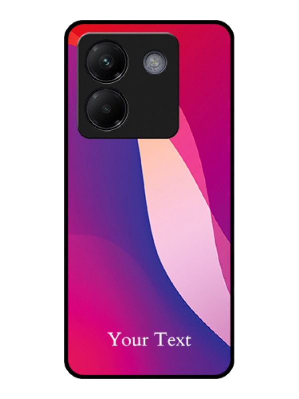 Custom Poco M7 Pro 5G Custom Metal Phone CaseDual Tone Custom Text Design