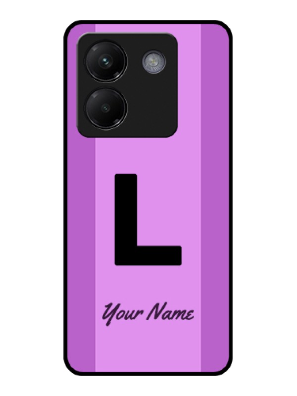 Custom Poco M7 Pro 5G Custom Metal Phone Case - Tricolor Custom Text Design