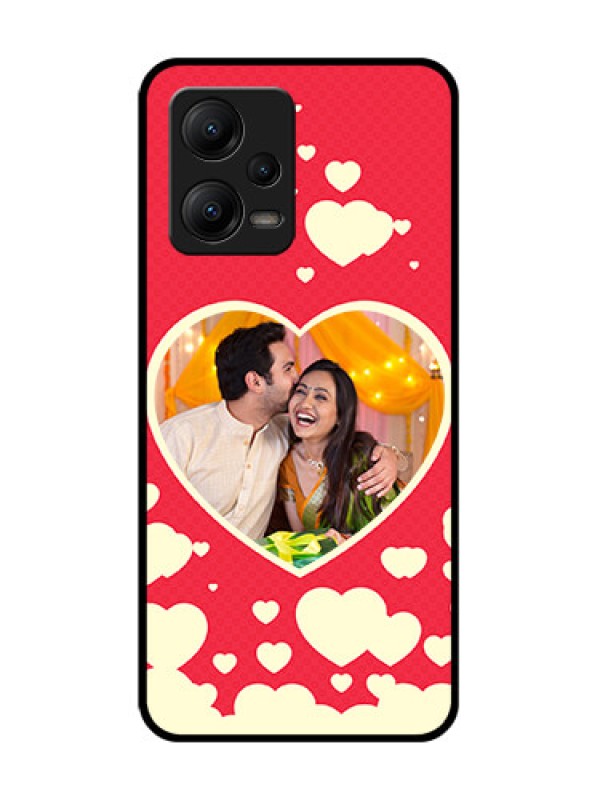 Custom Poco X5 5G Custom Metal Phone CaseLove Symbols Phone Cover Design