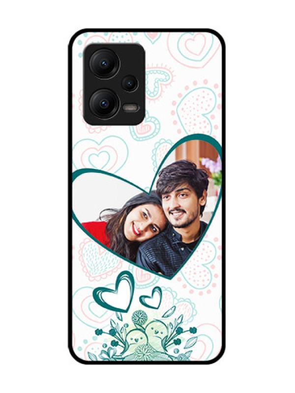 Custom Poco X5 5G Custom Metal Phone CasePremium Couple Design