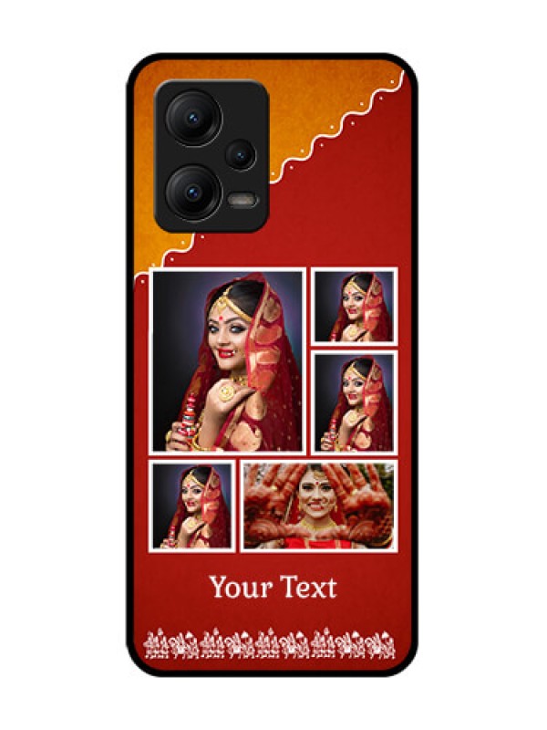 Custom Poco X5 5G Custom Metal Phone CaseWedding Pic Upload Design