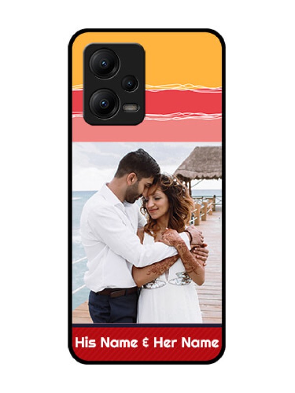 Custom Poco X5 5G Custom Metal Phone CaseColorful Case Design