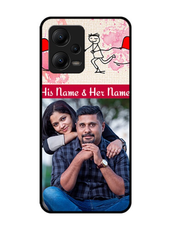 Custom Poco X5 5G Custom Metal Phone CaseYou And Me Case Design