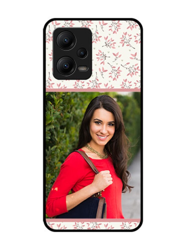 Custom Poco X5 5G Custom Metal Phone CaseStunning Floral Design