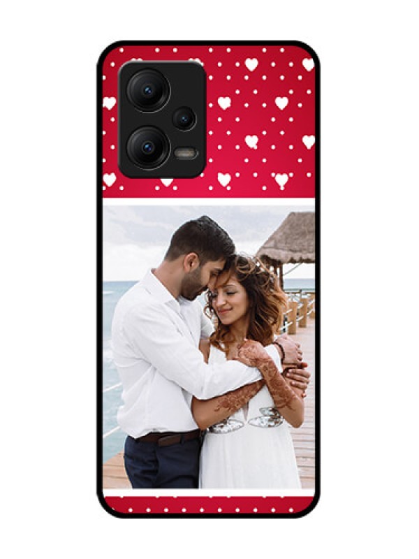 Custom Poco X5 5G Custom Metal Phone CaseHearts Mobile Case Design