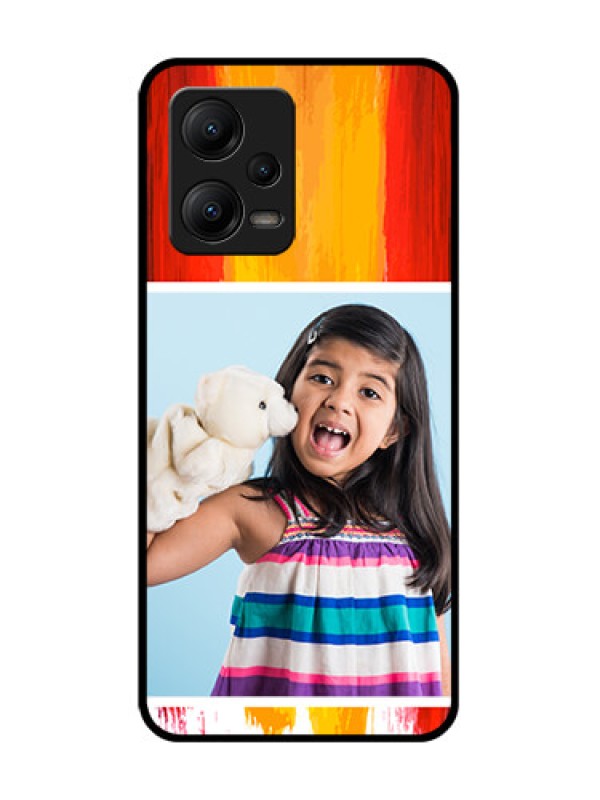 Custom Poco X5 5G Custom Metal Phone CaseMulti Color Design