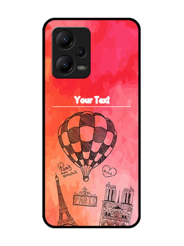 Custom Poco X5 5G Custom Metal Phone CaseParis Theme Design