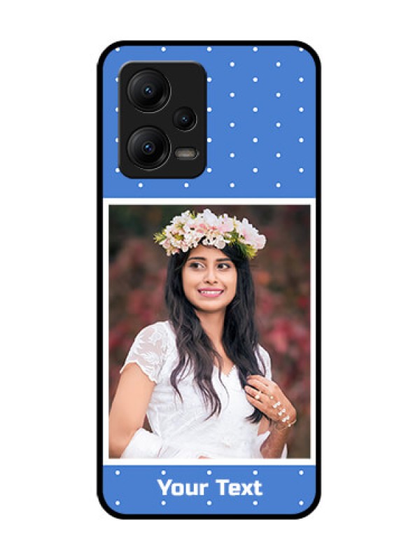 Custom Poco X5 5G Custom Metal Phone CasePolka Dots Design