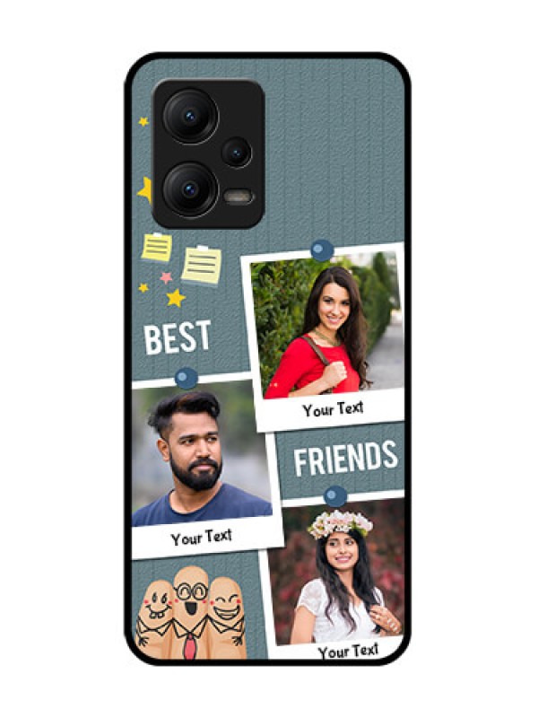 Custom Poco X5 5G Custom Metal Phone CaseSticky Frames And Friendship Design