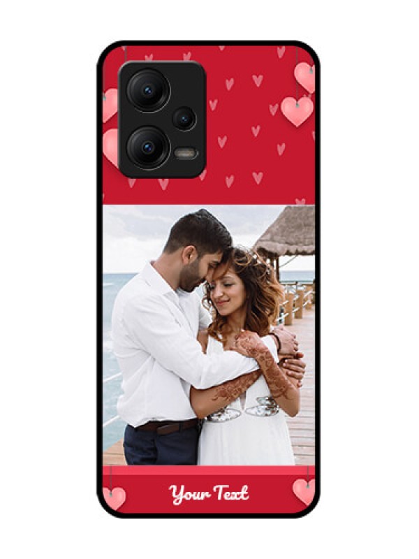 Custom Poco X5 5G Custom Metal Phone CaseValentines Day Design