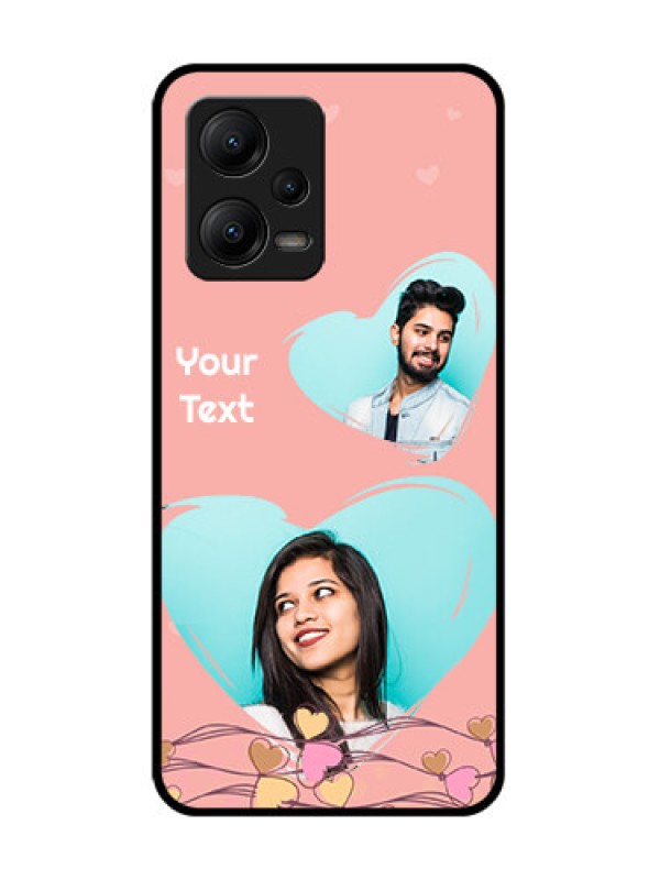 Custom Poco X5 5G Custom Metal Phone CaseLove Doodle Design