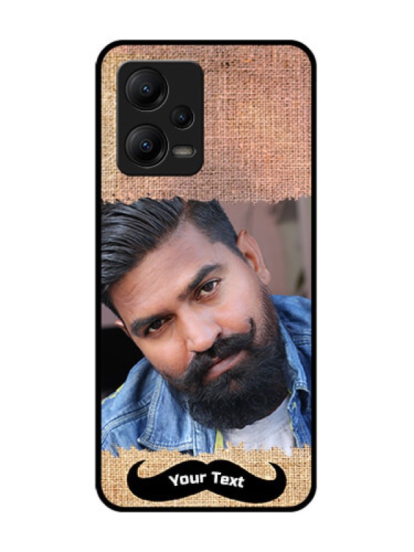 Custom Poco X5 5G Custom Metal Phone CaseWith Texture Design