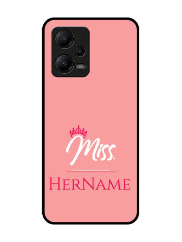 Custom Poco X5 5G Custom Metal Phone CaseMrs With Name Design